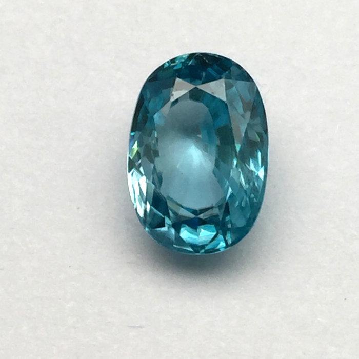 5.9 Carat/ 6.55 Ratti Natural Ceylon Blue Zircon Gemstone