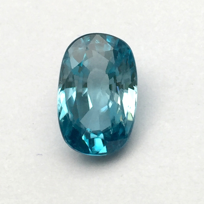 6.2 Carat/ 6.88 Ratti Natural Ceylon Blue Zircon Gemstone