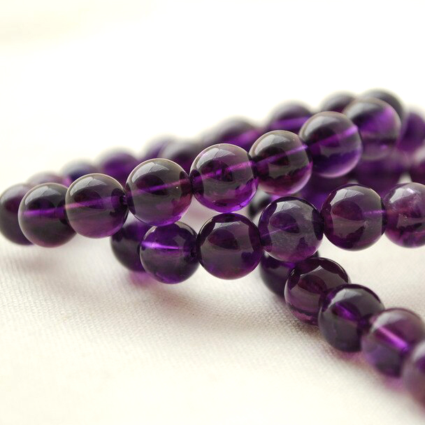 Amethyst AAA Quality Beads String - 14 Inch