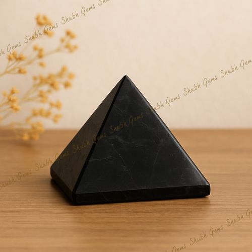 Shubh Gems Black Tourmaline Pyramid