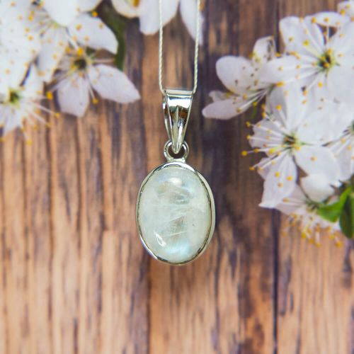 Moonstone Silver Pendant