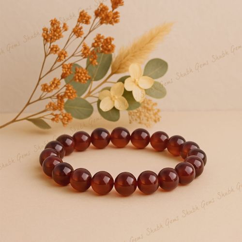 Hessonite (Gomed) Garnet Bracelet