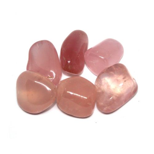 Rose Quartz Tumble Crystals (6 Pcs)