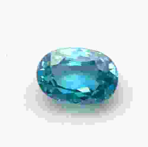 5.26 Carat Natural Blue Zircon Gemstone