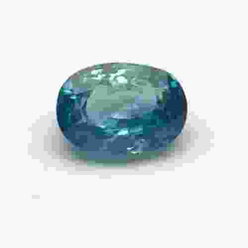5.90 Carat  Natural Blue Zircon Gemstone