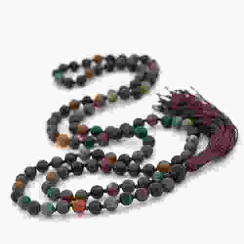 Best Quality Natural Bloodstone Mala String