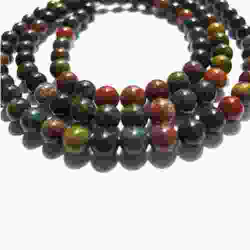 Natural Bloodstone AAA Quality Gemstone Beads String 