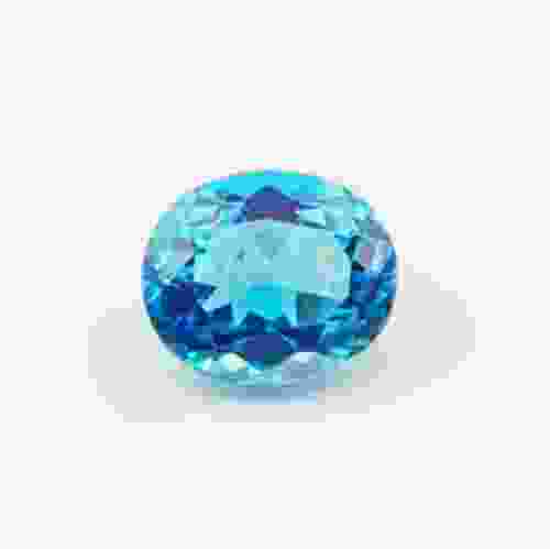 5.81 Carat Natural Blue Topaz Gemstone