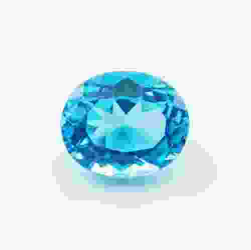 6.64 Carat Natural Blue Topaz Gemstone