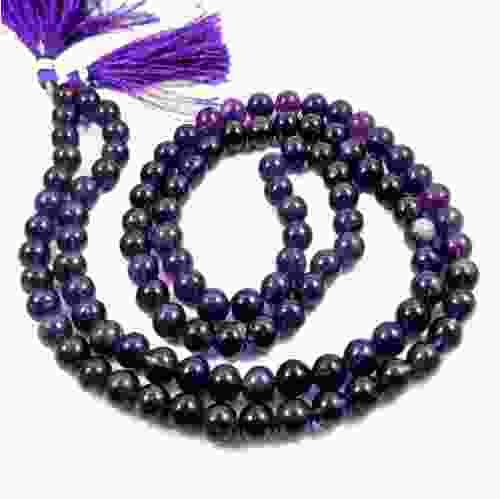 Natural Amethyst Tasbih Beads Mala