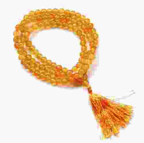 Natural Citrine Beads String Mala (24 Inch)