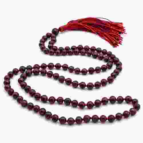 Natural Hessonite Garnet Tasbih Beads Mala