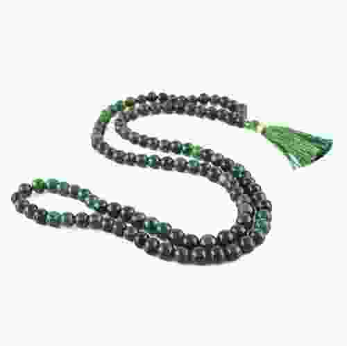 Natural Green Jade Tasbih Beads Mala