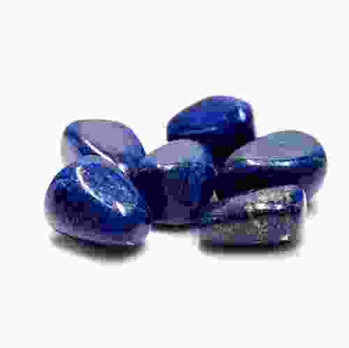 Natural Lapis Lazuli Tumble Healing Crystals (6 Pcs)