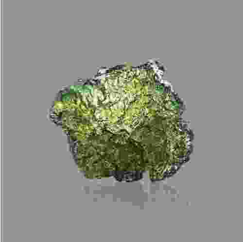 Certified Natural Moldavite Stone - 111.29 Carat