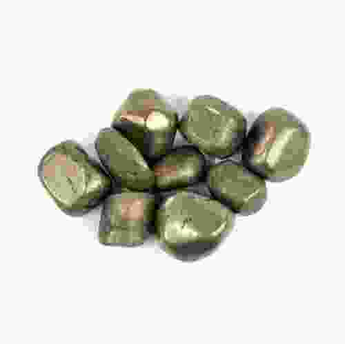 Natural Pyrite Tumble Stone Healing Crystals (5 Pcs)
