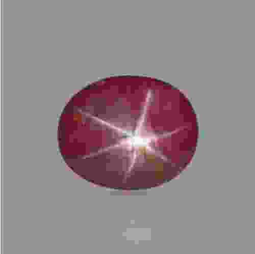 Star Ruby (Asteriated) Certified Natural  - 12.34 Carat