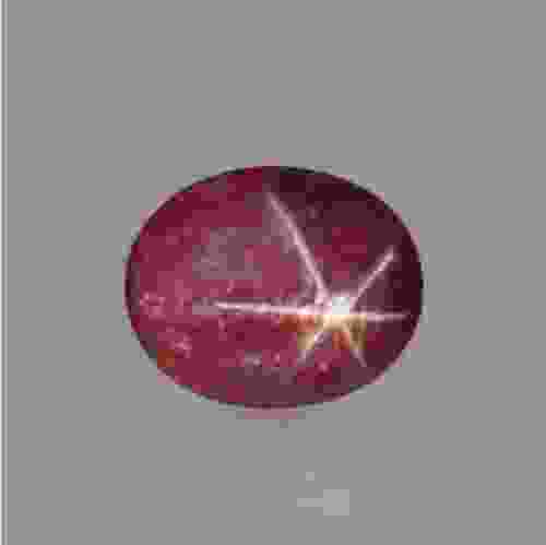 Star Ruby (Asteriated) Certified Natural  - 9.86 Carat