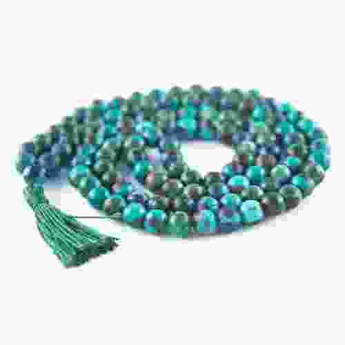 Turquoise (Firoza) Beads Mala