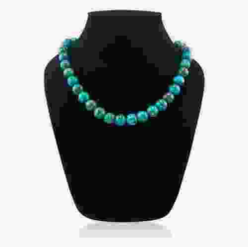 Turquoise (Firoza) Tibetan Beads Necklace