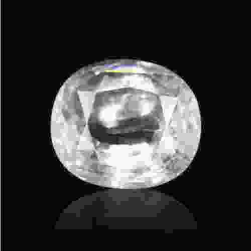 White Sapphire  - 6.77 Carat (7.50 Ratti)