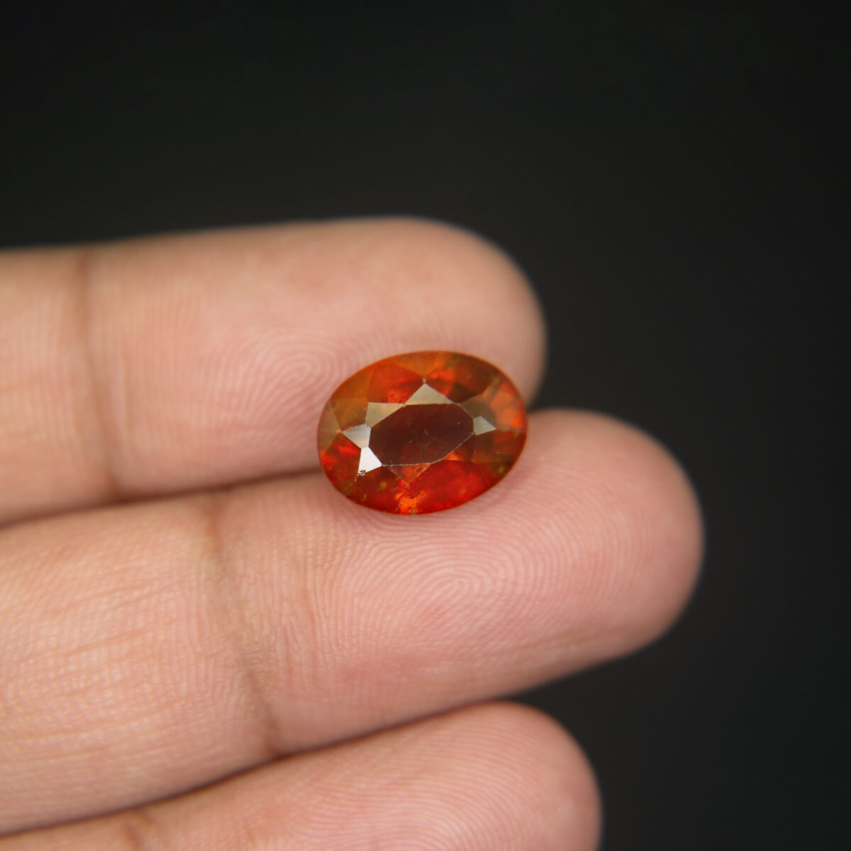 Hessonite - 6.98 Carat