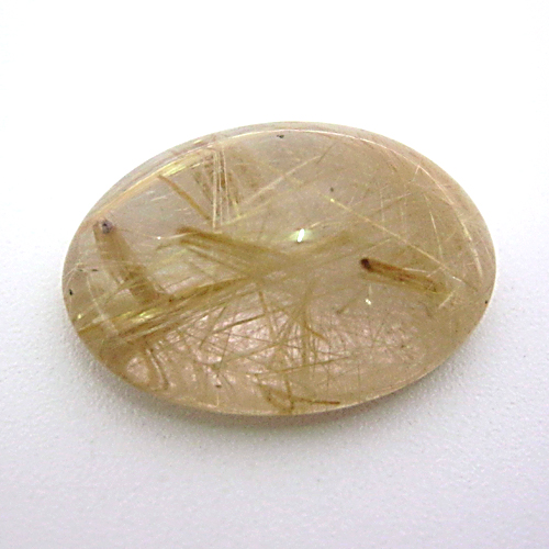 20.36 Carat  Oval Cabochon Natural Golden Rutilated quartz stone