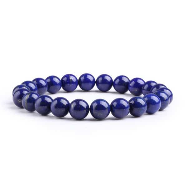 Natural Lapis Lazuli Gemstone Stretchable Bracelet 