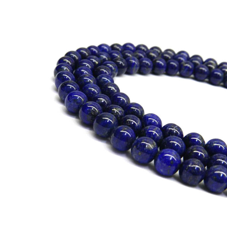 Lapis lazuli AAA Quality Beads String - 14 Inch
