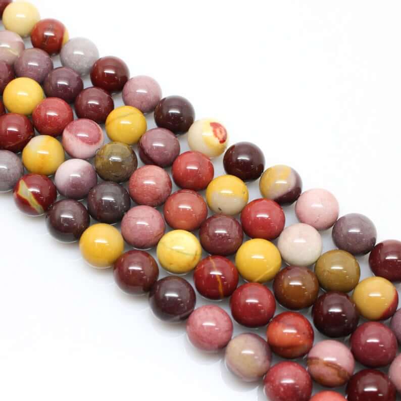 Mookaite AAA Quality Beads String - 14 Inch