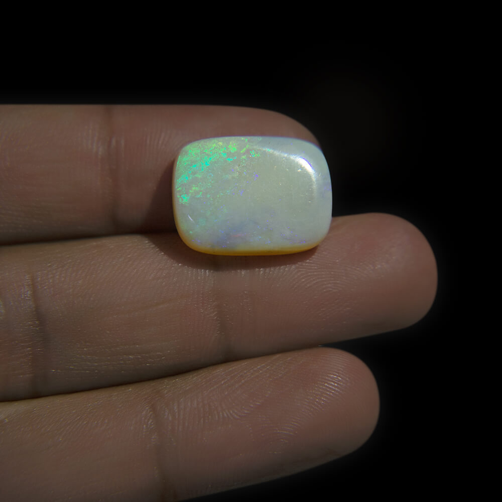 White Opal with Fire - 13.08 Carat