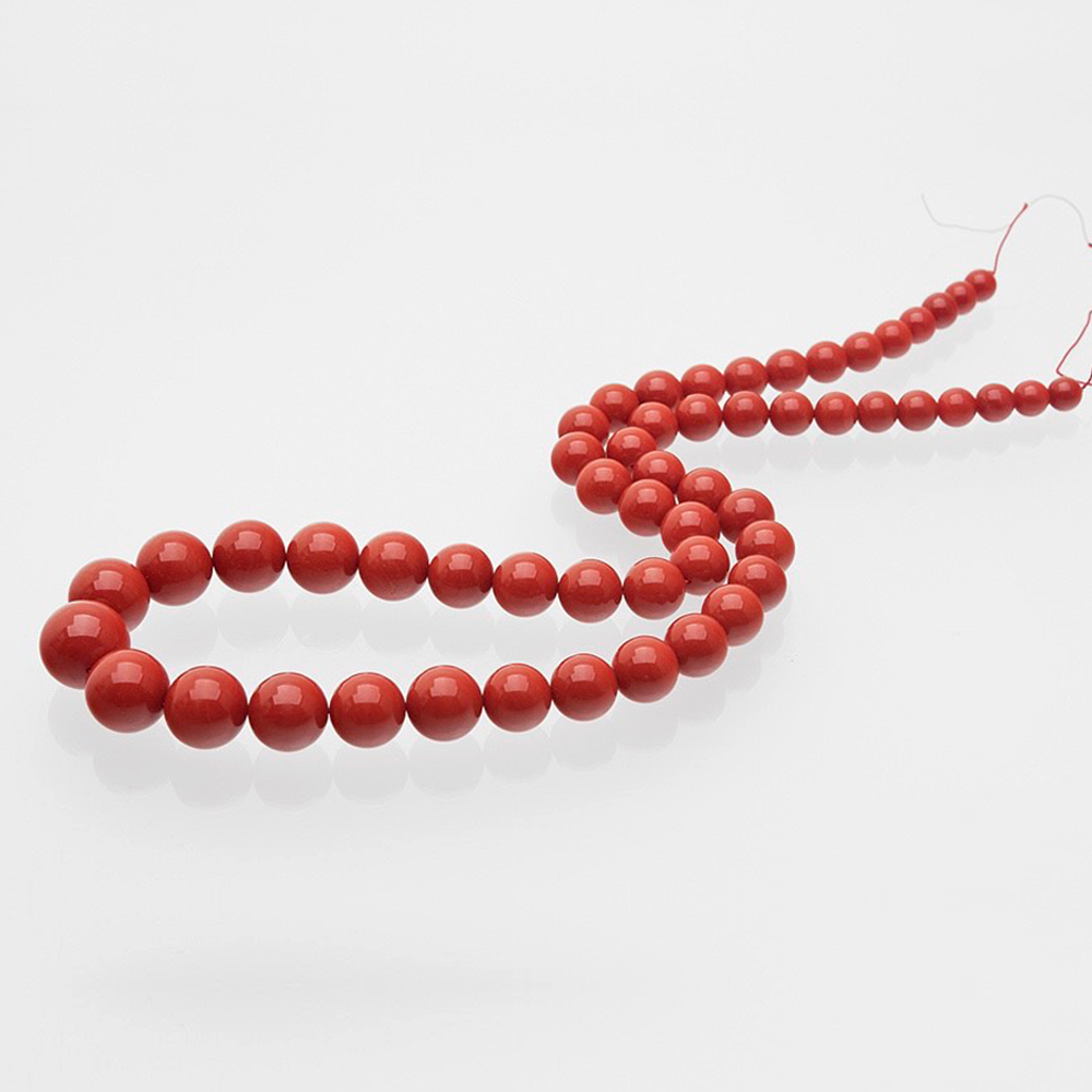 Red Coral Beads String