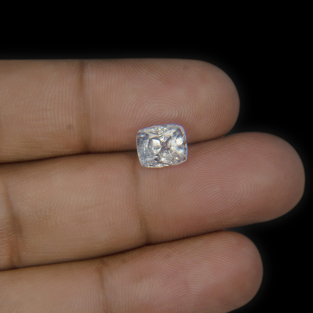 White Sapphire  - 3.42 Carat (3.80 Ratti)